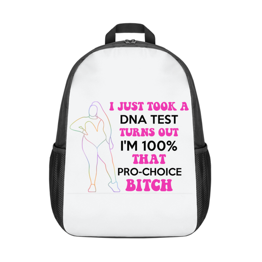 backpack, lizzo, pro-choice, womens rights, abortion, DNA, bitch,MOQ1,Delivery days 5